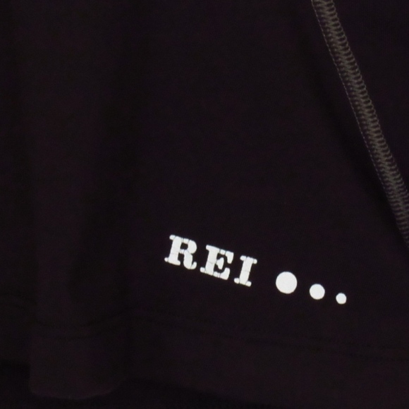 REI Black/Gray Half-Zip Performance Stretch Jacket M - Picture 3 of 5